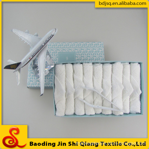 100% Cotton Disposable Hot Airline Towel